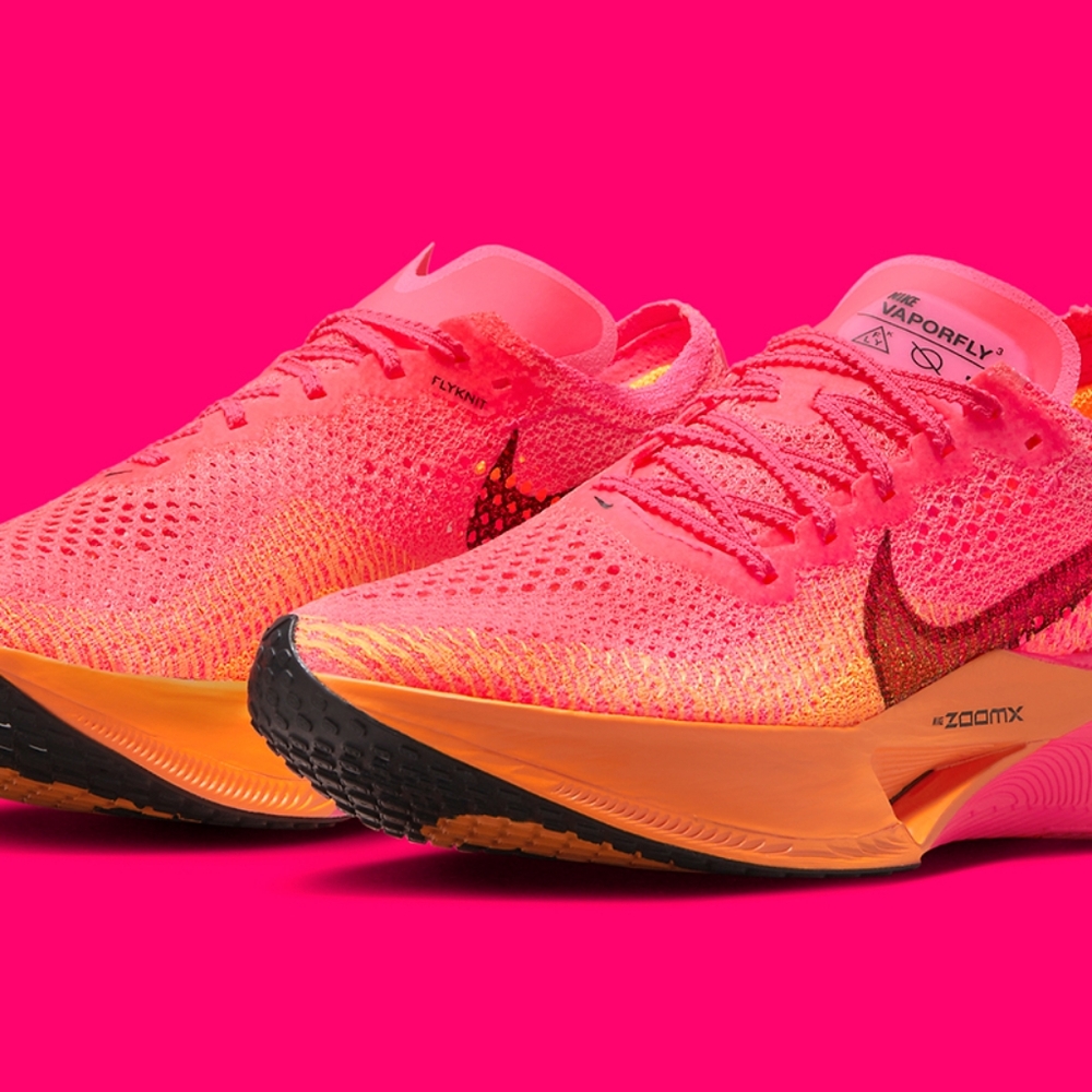 New Nike ZoomX Vaporfly Next% 3 Hyper Pink Laser Orange Men's Size 15 DV4129-600
